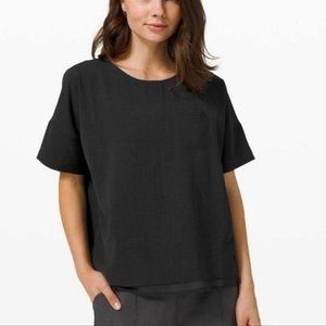 Lululemon | Shift in Time Short Sleeve Shirt, NWOT Size 12